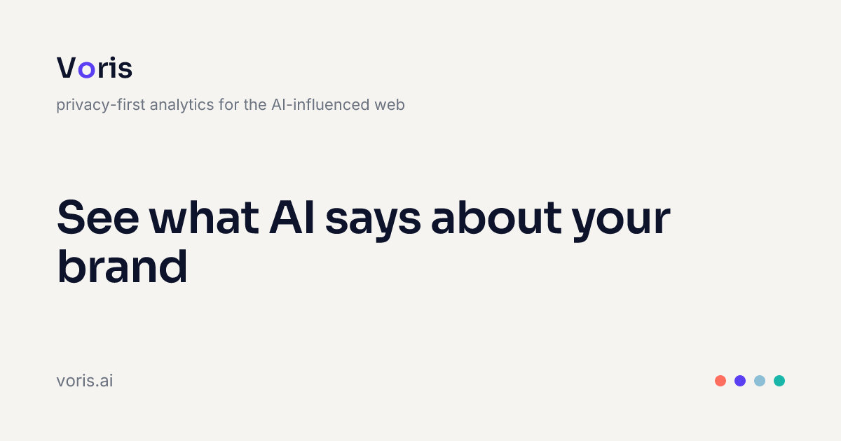 Show HN: Voris: privacy-first analytics for the AI-influenced web